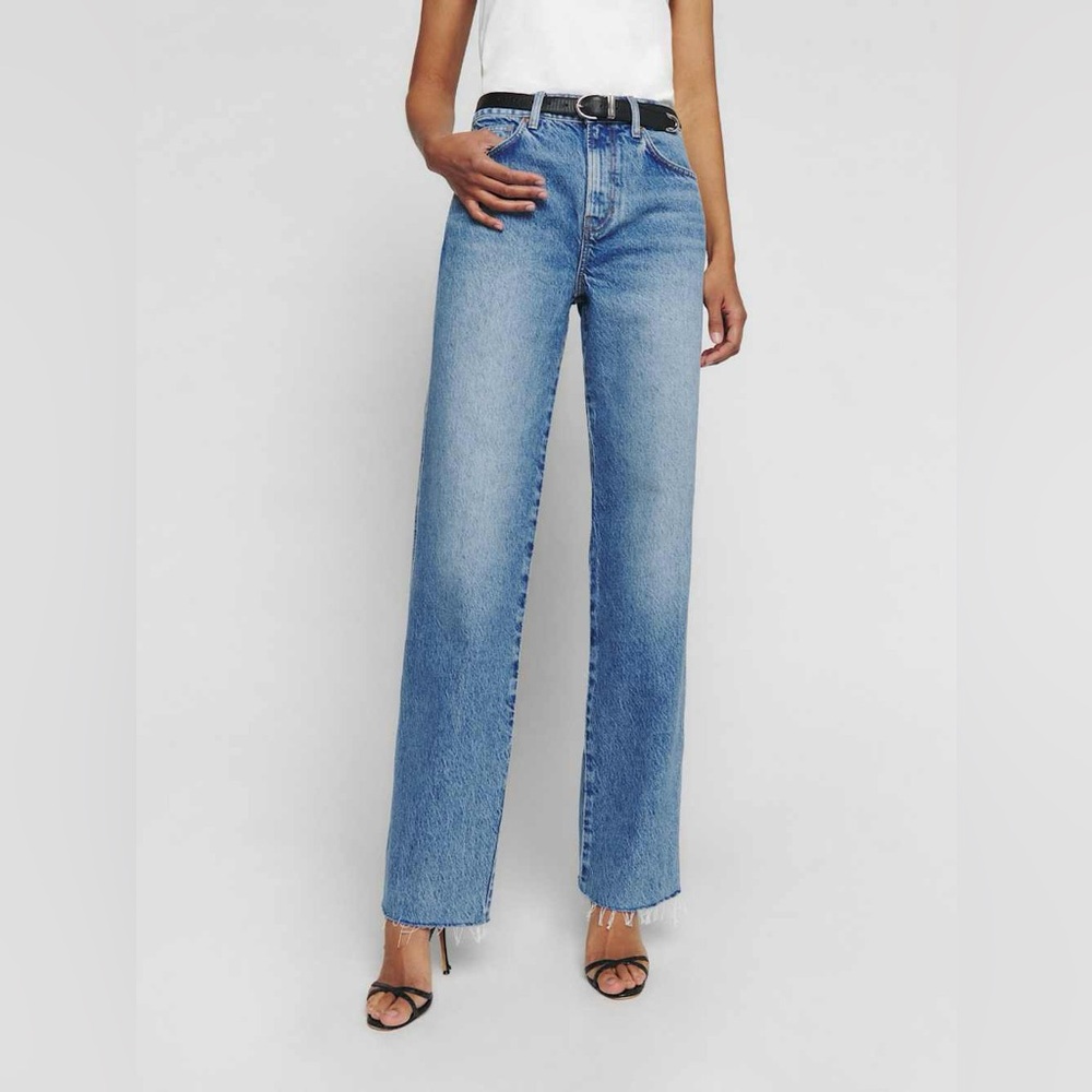 Reformation Val 90s Mid Rise Straight Jeans in Colorado - Picture 6 of 10